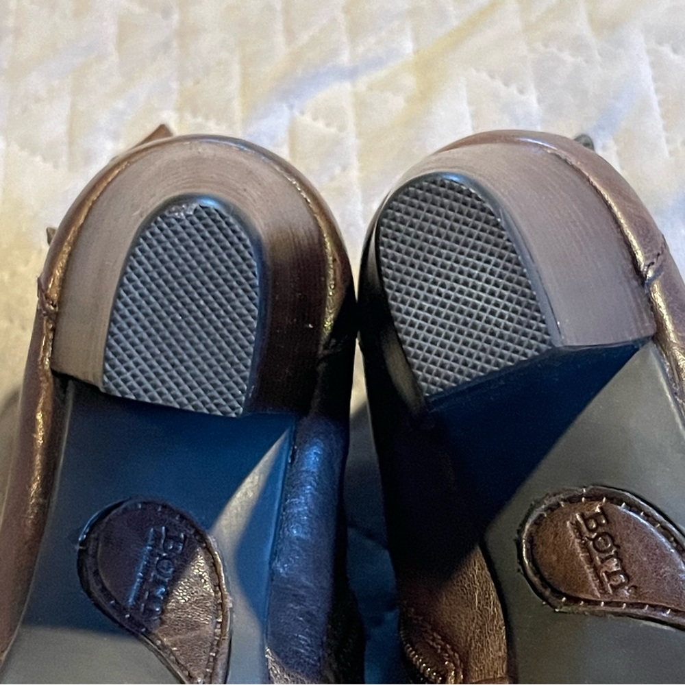 Born side zipper ankle boots womens 7.5 EUC brown - Picture 11 of 13